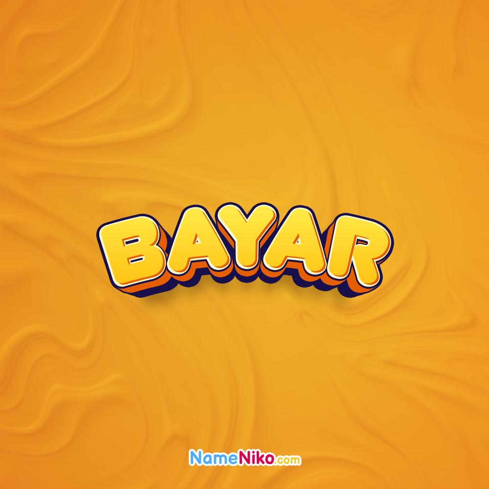 پروفایل اسم بایاربه انگلیسی