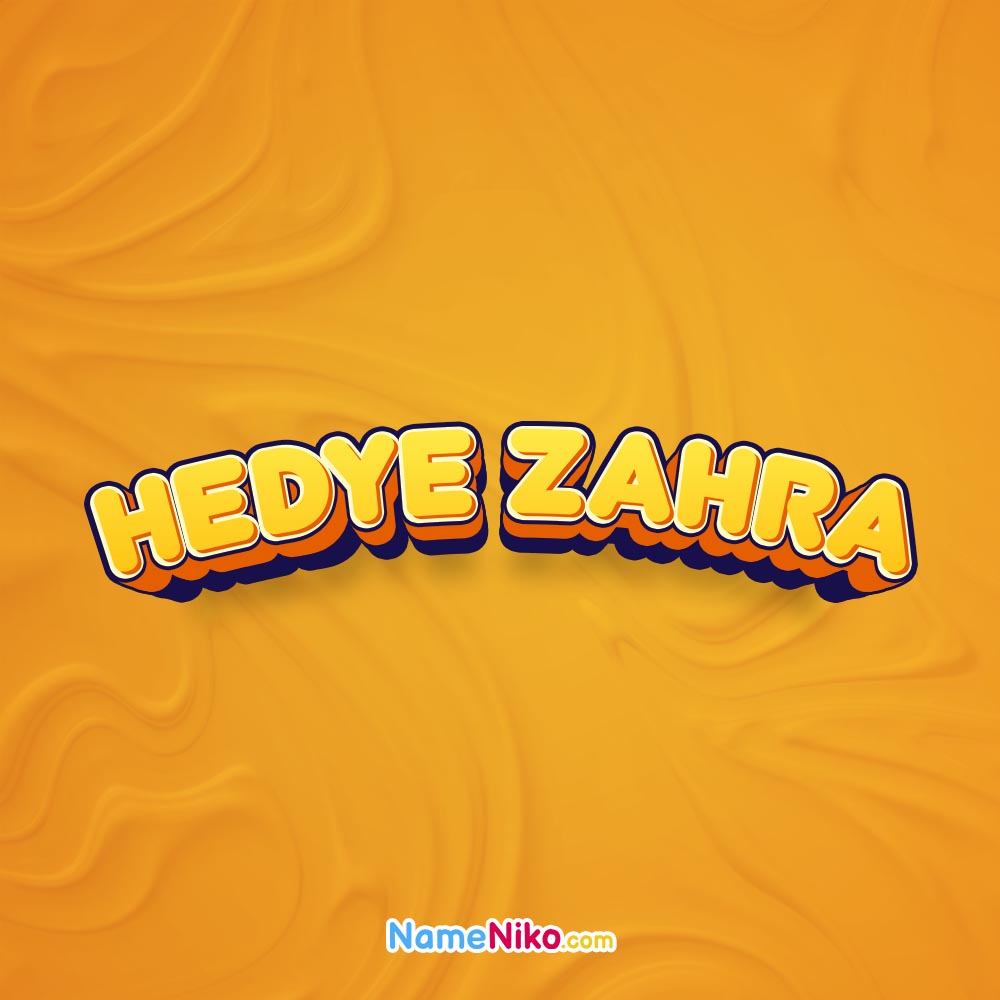 پروفایل اسم هدیه زهرابه انگلیسی