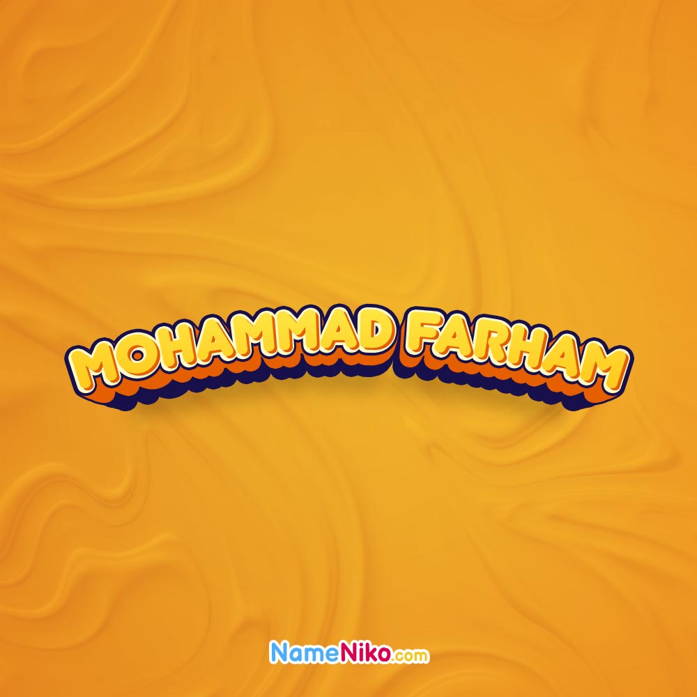 پروفایل اسم محمد فرهامبه انگلیسی
