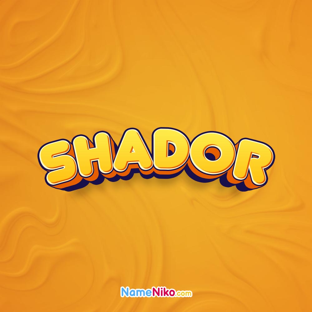 پروفایل اسم شادوربه انگلیسی