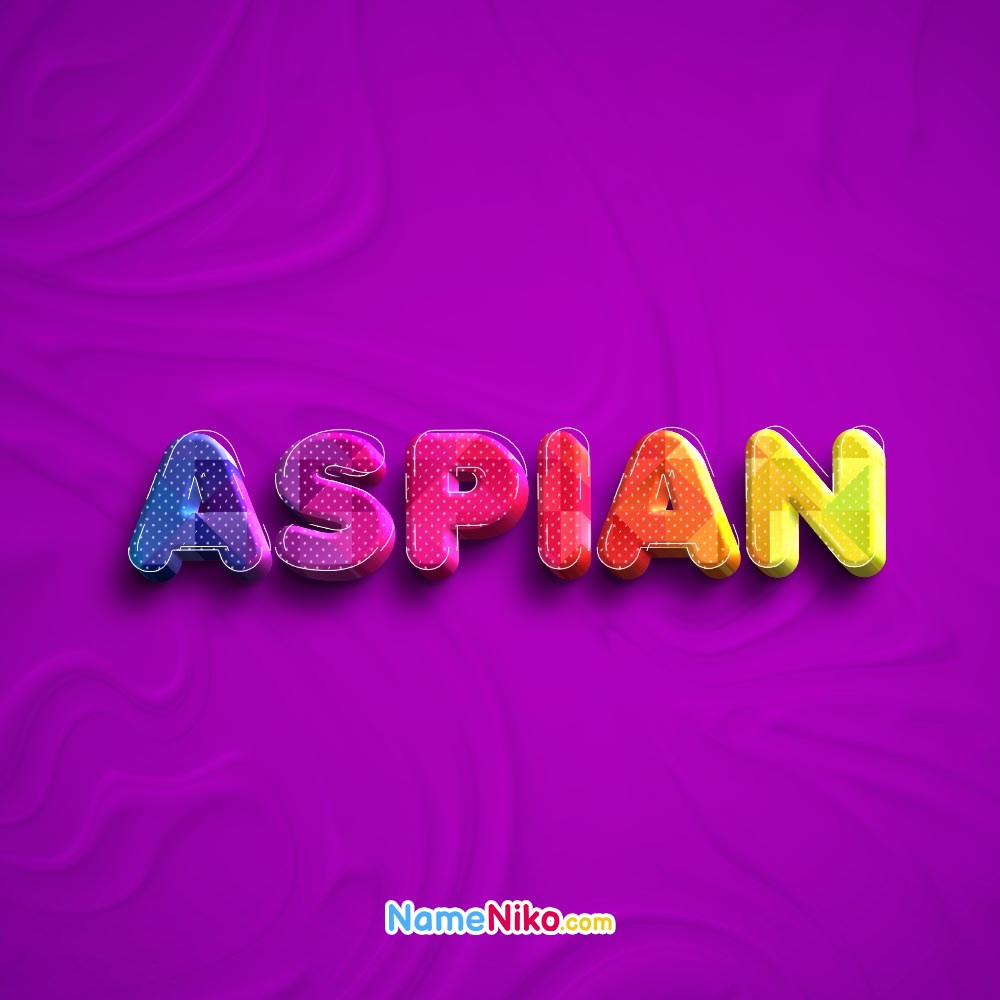 عکس پروفایل اسم آسپیان