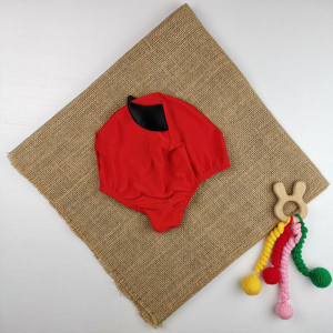 کاور کلاه اسکیت طرح شاخ دار قرمز