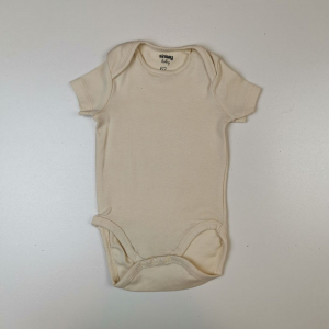 بادی آستین کوتاه طرح کرمی روشن