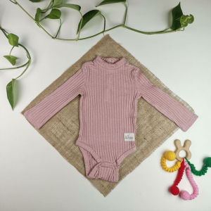 بادی آستین بلند so cute طرح کالباسی پشت دکمه دار کبریتی