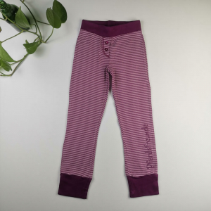 شلوار دخترانه طرح راه راه بنفش رنگ - 6-8 سال