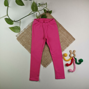 شلوار دخترانه صورتی پررنگ رنگ