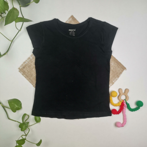 تیشرت نوزادی دخترانه آستین کوتاه برند pepperts مشکی رنگ - 8-10 سال