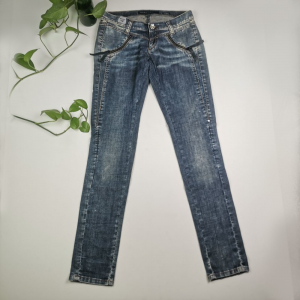 شلوار دخترانه ذغالی رنگ - سایز 27