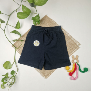 شلوارک نوزادی برند Tu طرح تو کرک سرمه ای رنگ - 6 سال