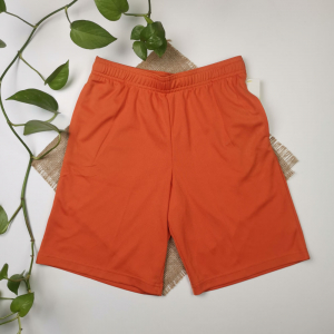 شلوارک نوزادی پسرانه برند All in motion طرح جیبدار نارنجی رنگ - 12-14 سال