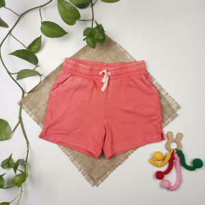 شلوارک نوزادی دخترانه برند cat & jack طرح تو دورس جیبدار گلبهی پررنگ رنگ - 8 سال