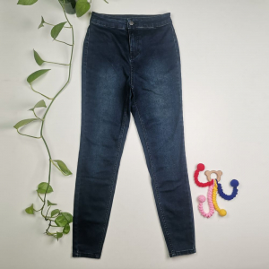 شلوار جین جذب برند Tu سرمه ای تیره رنگ - 10-11 سال