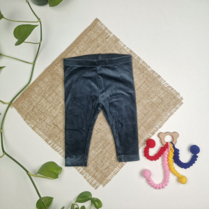 شلوار نوزادی برند لوپیلو مخمل طوسی رنگ