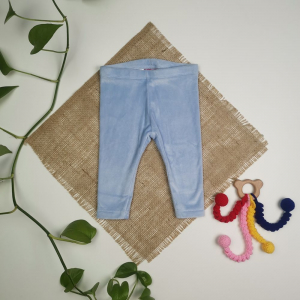 شلوار نوزادی برند لوپیلو مخمل نیلی رنگ