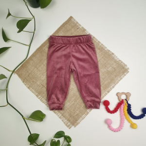شلوار نوزادی برند لوپیلو مخمل گوشتی رنگ