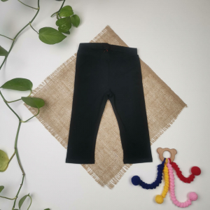 شلوار نوزادی برند cat & jack طرح کمرکش مشکی رنگ
