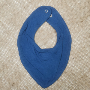 پیشبند نوزادی طرح ساده سرمه ای رنگ - 0-6 ماه