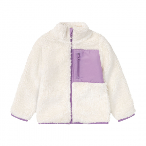 سویشرت آستین بلند برند lupilu جیب دار_آستر نخ پنبه سفید و یاسی