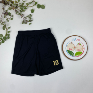 شلوارک پسرانه طرح 10 کمرکش مشکی رنگ - 8 تا 10 سال